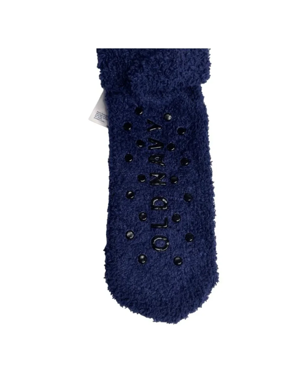 Old Navy Kids Crazy Socks Santa Blue Fleece Warm Size OS New